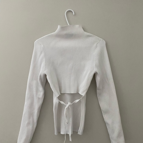 BNWOT artizia sculpt knit tie-back sweater - Picture 4 of 4